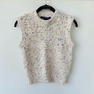 French Connection Kasper Textured Knit Sleeveless Sweater size XS